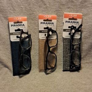 Men's Reading Glasses - Black, Brown, Gray